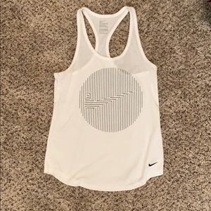 White Nike racerback